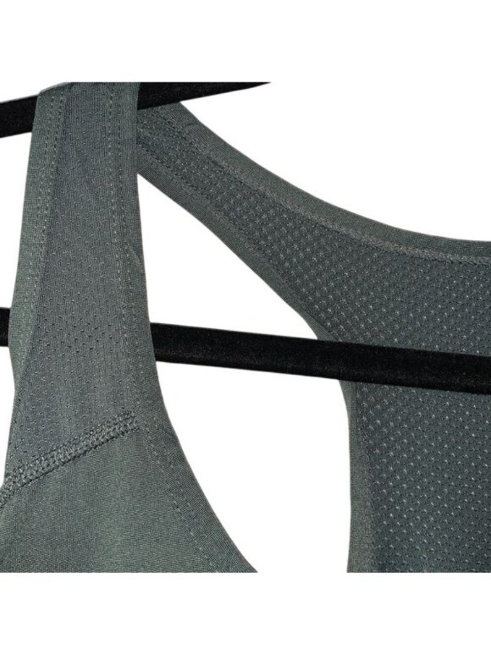 Xersion Womens Racerback Tank Top L Green Lightweight Athletic Activewear 100% P - Picture 3 of 9